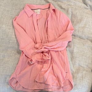 J. Crew Pink Button Down Shirt